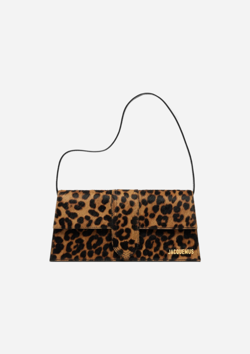 JACQUEMUS LE LONG BAMBINO PRINT LEOPARD BROWN
