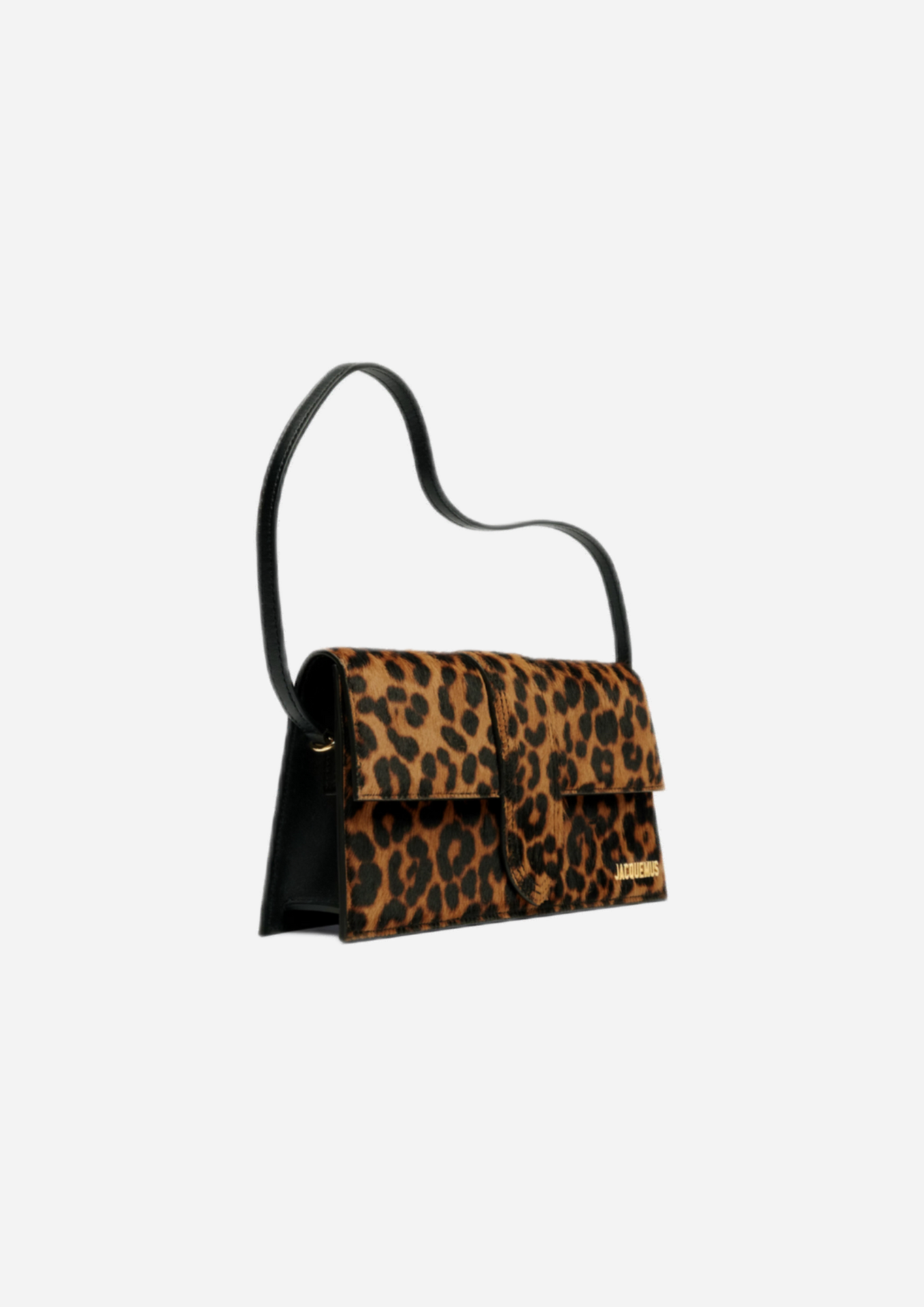 JACQUEMUS LE LONG BAMBINO PRINT LEOPARD BROWN