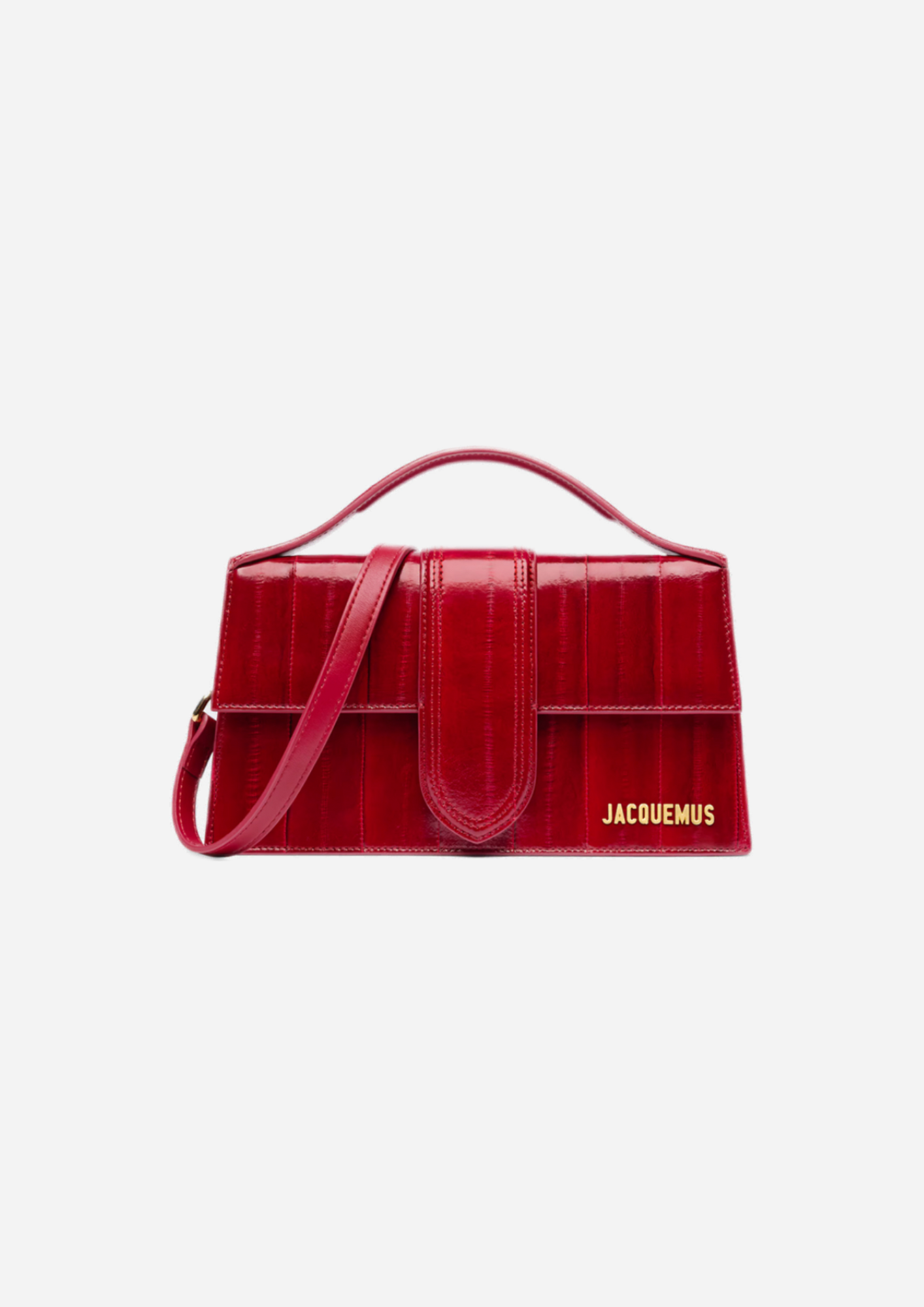 JACQUEMUS LE GRAND BAMBINO DARK RED