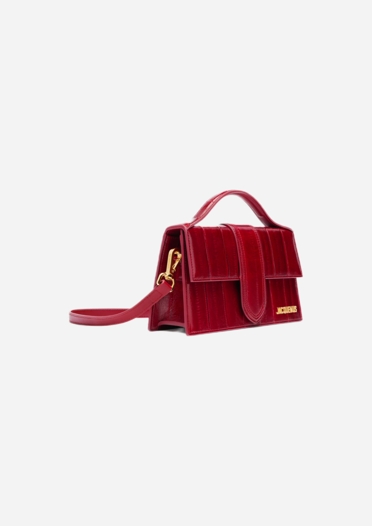 JACQUEMUS LE GRAND BAMBINO DARK RED