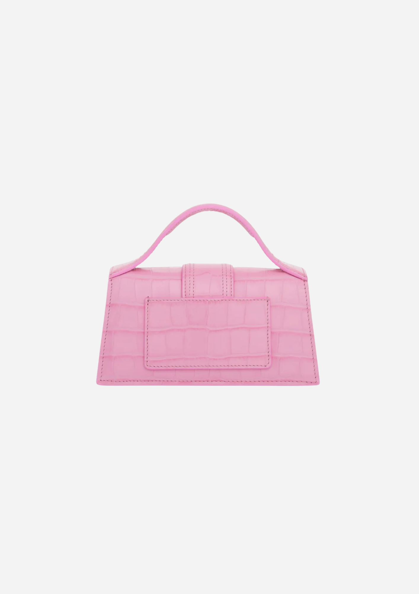 JACQUEMUS LE BAMBINO CROCODILE PINK