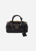 MIU MIU BORSA ARCADIE EN NAPPA MATELASSÉ RÉGULIER NOIR