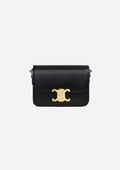 CELINE BORSA TEEN TRIOMPHE IN PELLE DI VITELLO LUCIDA NERA