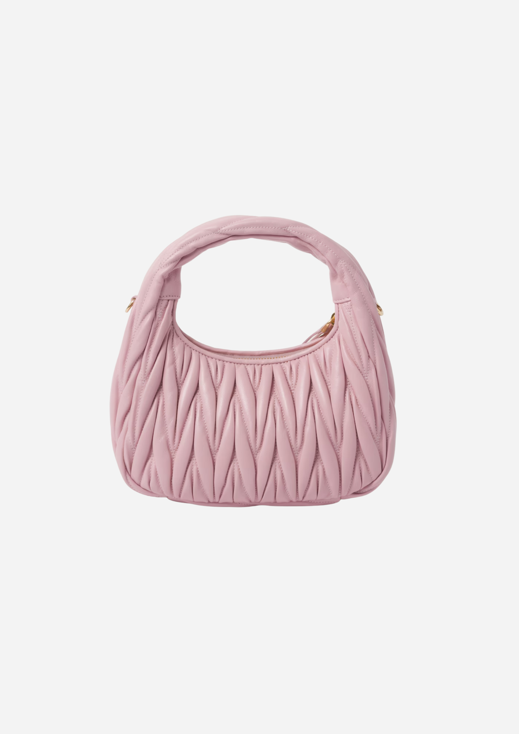MIU MIU HOBO WANDER KLEIN NAPPA MATELASSÉ ALABASTER