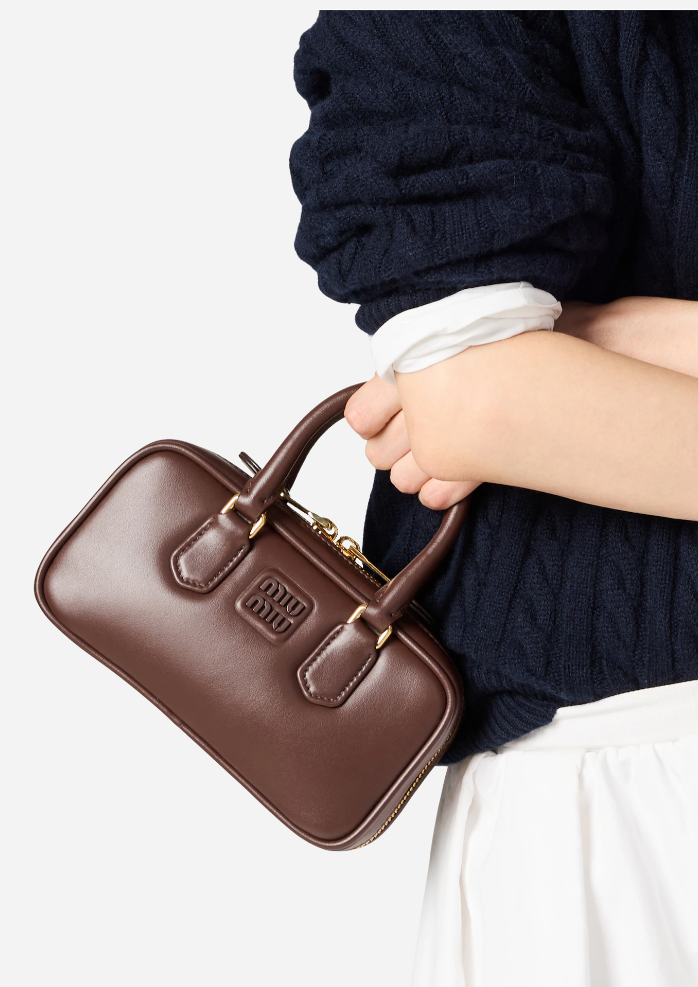 MIU MIU BORSA ARCADIE MINI IN PELLE RADICA