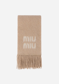 MIU MIU SCHAL AUS NATÜRLICHER WOLLE UND MOHAIR