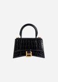 BALENCIAGA BORSA HOURGLASS XS DA DONNA IN NERO