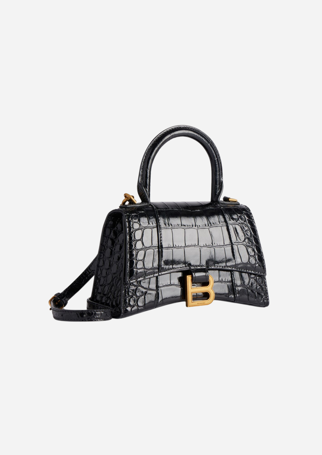 BALENCIAGA BORSA HOURGLASS XS DA DONNA IN NERO