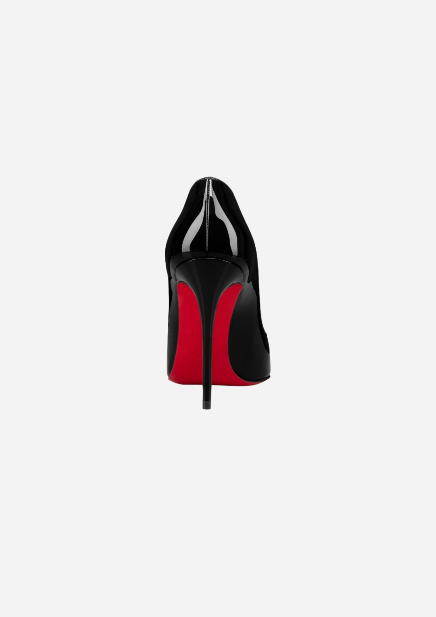 Christian Louboutin Hot Chick Décolleté 100 mm in Pelle Verniciata Nera