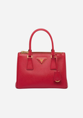 PRADA GALLERIA MINI SAFFIANO BAG IN RED
