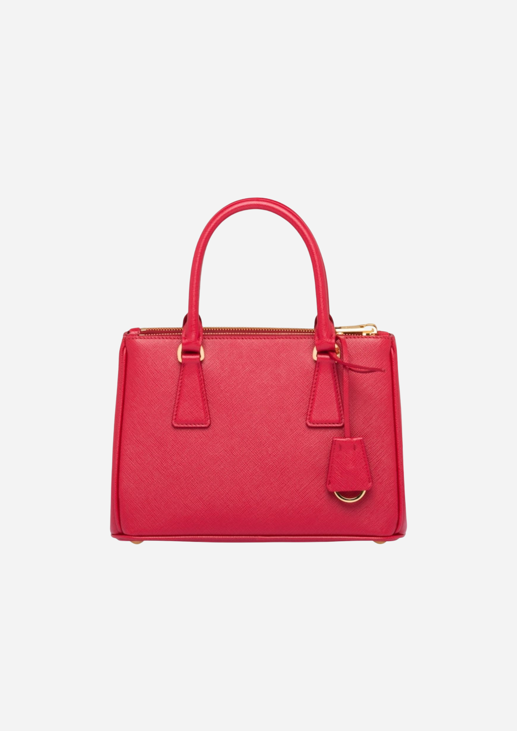 PRADA GALLERIA MINI SAFFIANO BAG IN RED