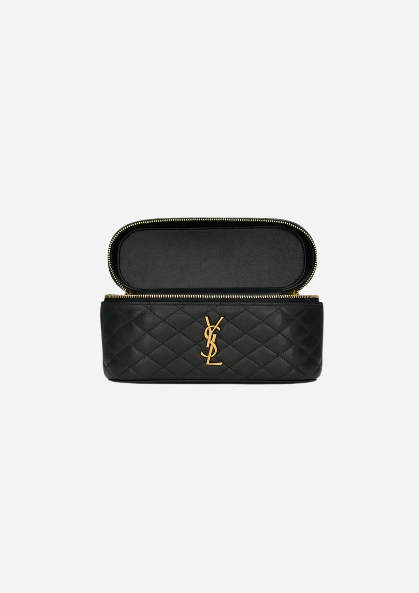 SAINT LAURENT BORSA GABY VANITY MEDIUM IN PELLE DI AGNELLO NERA