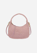 Miu Miu Borsa Hobo Wander Crochet Pink