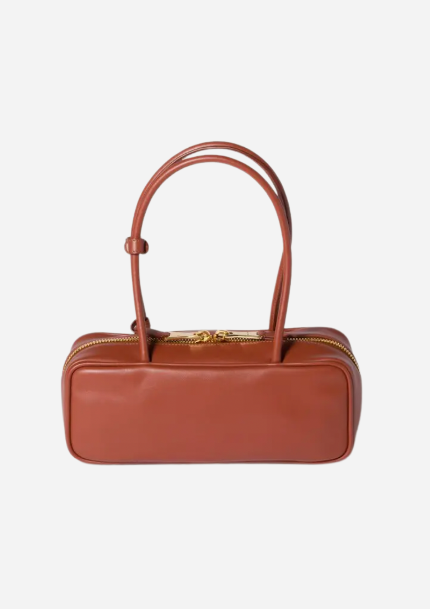 Miu Miu Borsa Beau in Pelle Rust