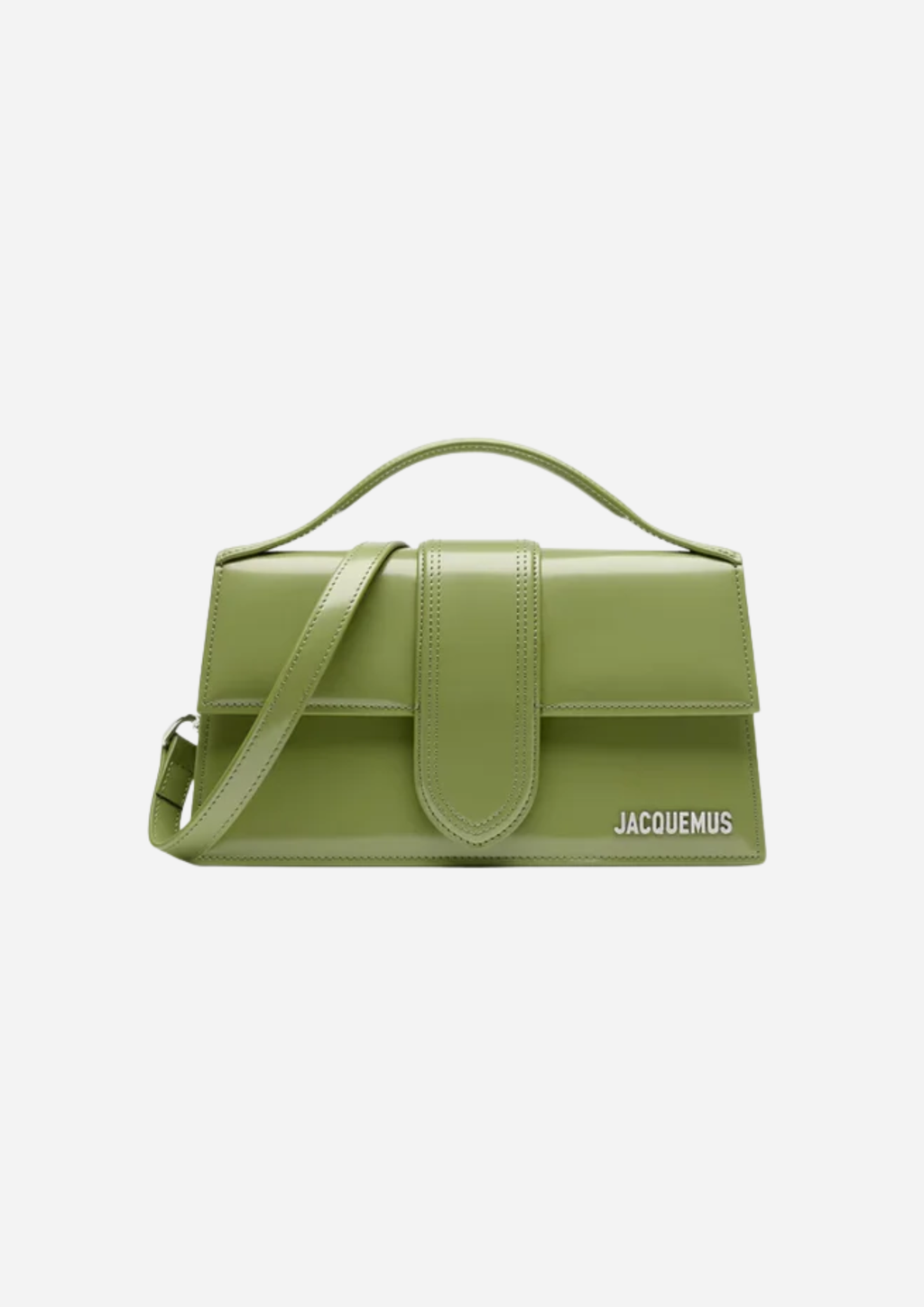 Jacquemus Le Grand Bambino Khaki Silver