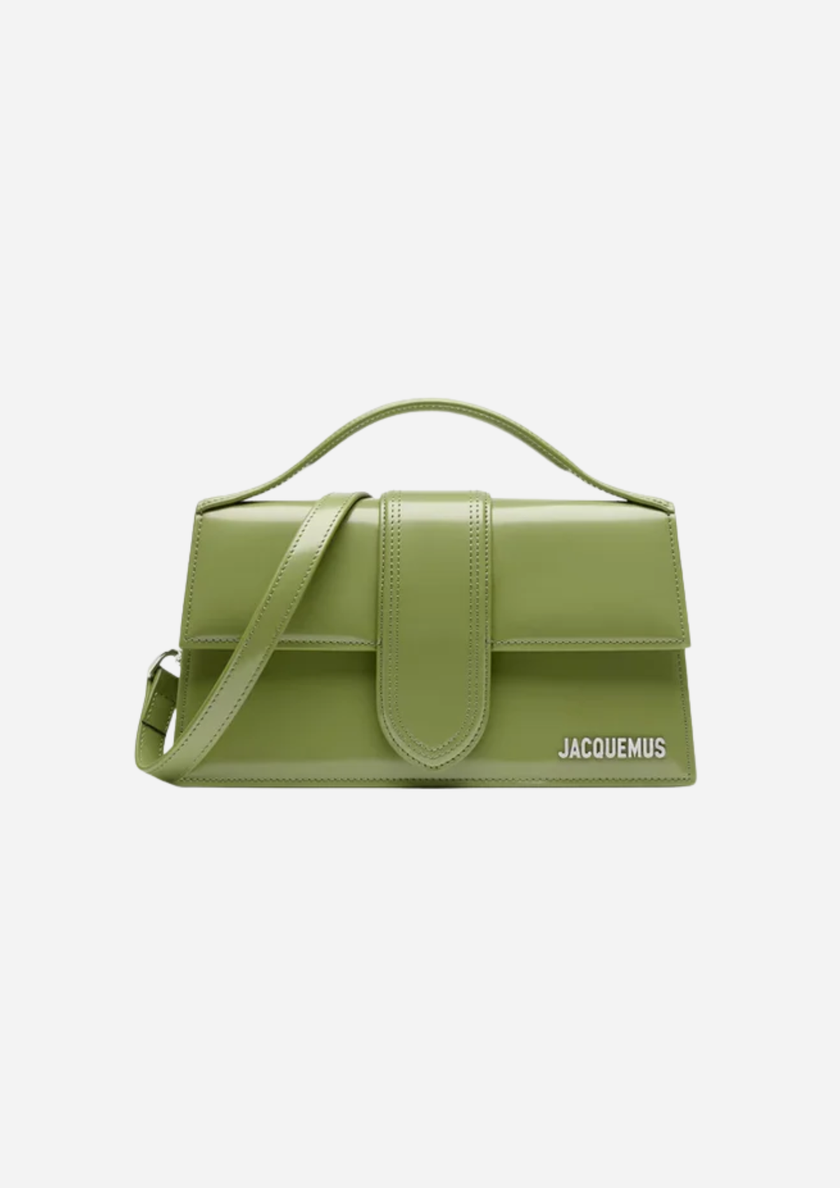 Jacquemus Le Grand Bambino Khaki Silver
