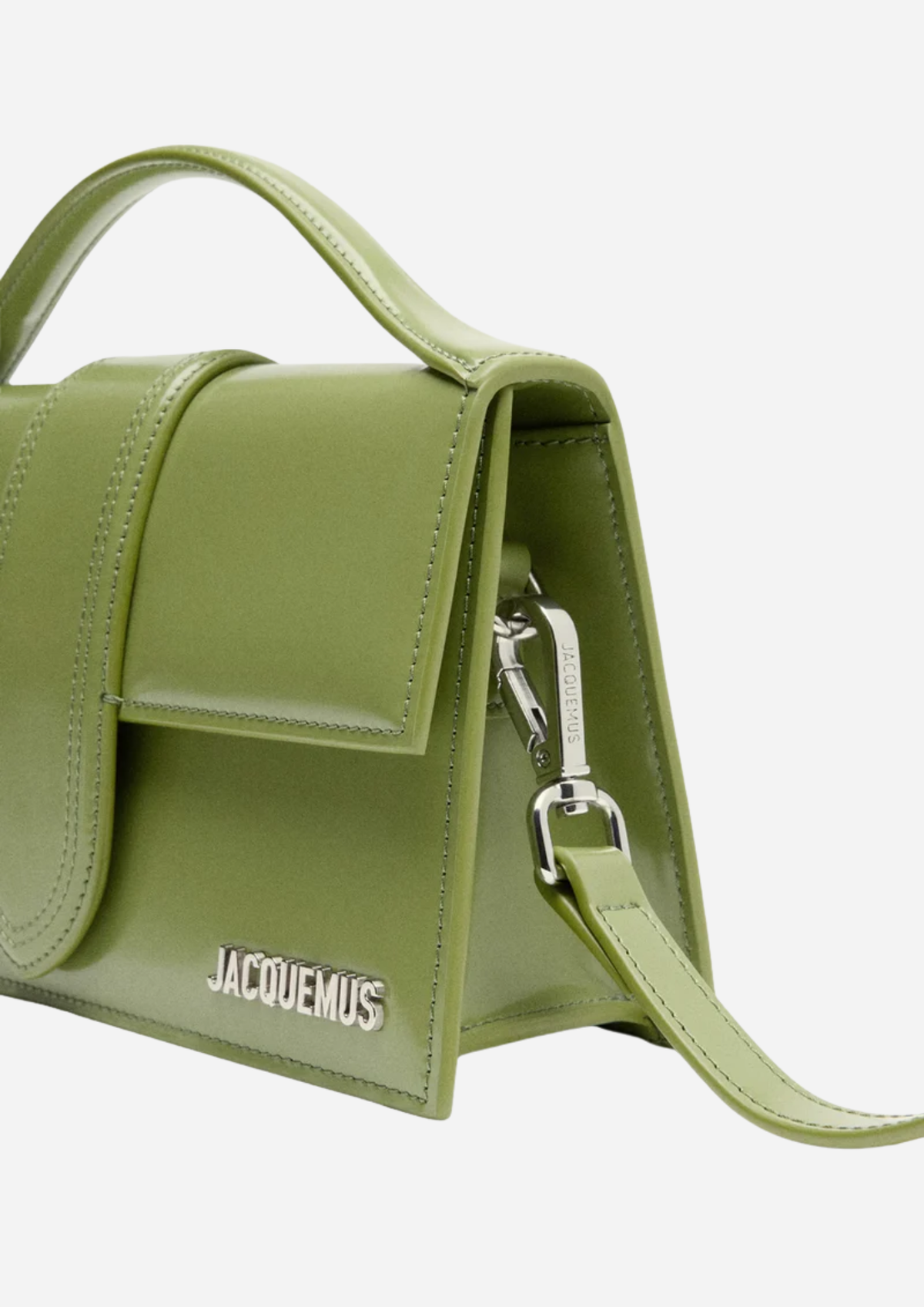 Jacquemus Le Grand Bambino Khaki Silver
