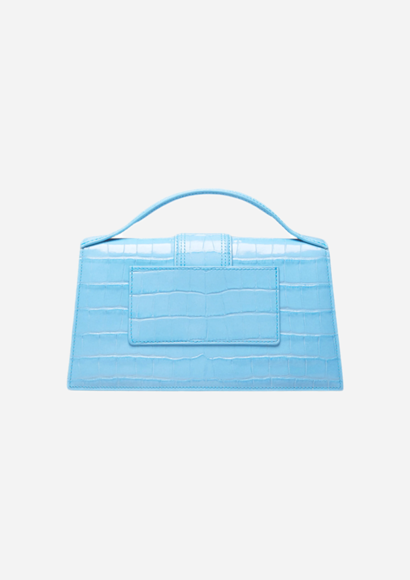 JACQUEMUS LE GRAND BAMBINO CROCODILE BLUE