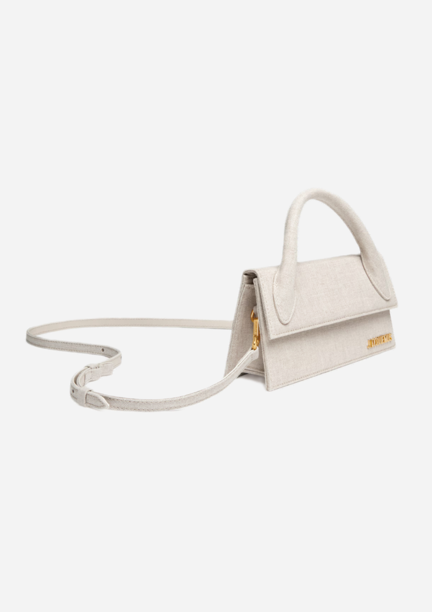 JACQUEMUS IL CHIQUITO LONG LIGHT GREIGE