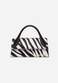 JACQUEMUS IL CHIQUITO LONG SCHWARZ WEISS ZEBRA