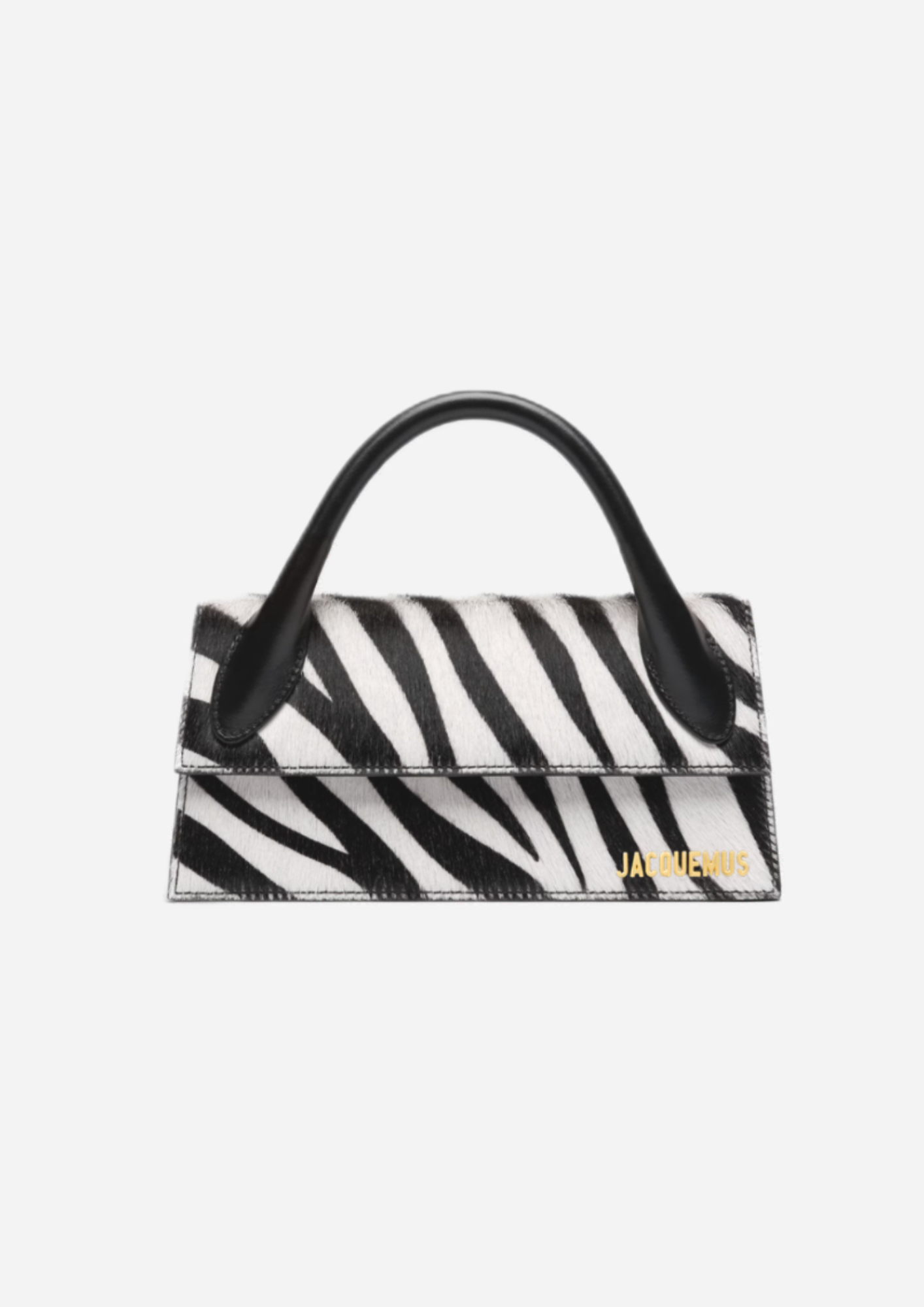 JACQUEMUS IL CHIQUITO LONG BLACK WHITE ZEBRA