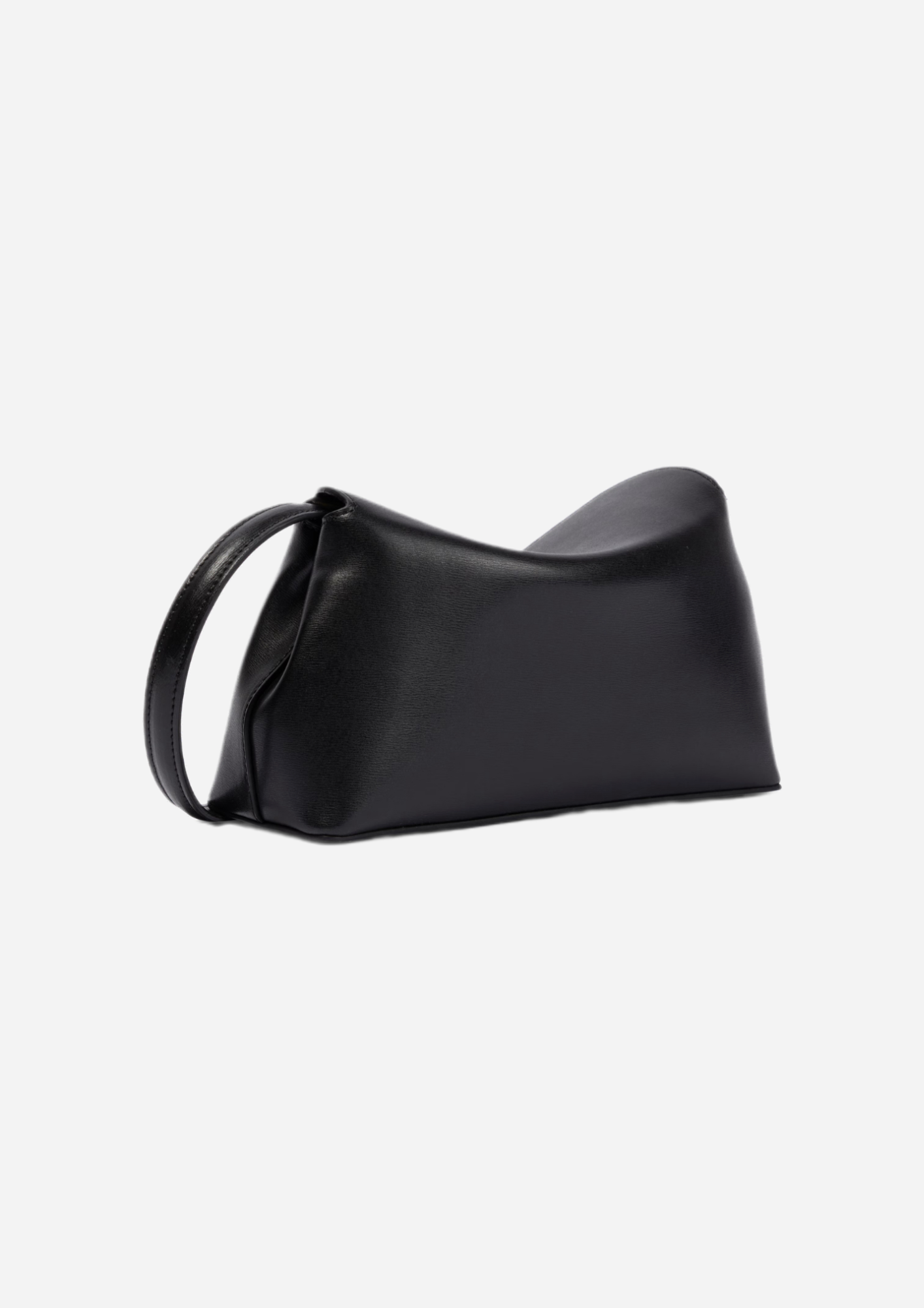 TOTEME CLUTCH T-LOCK NERO LUCIDO