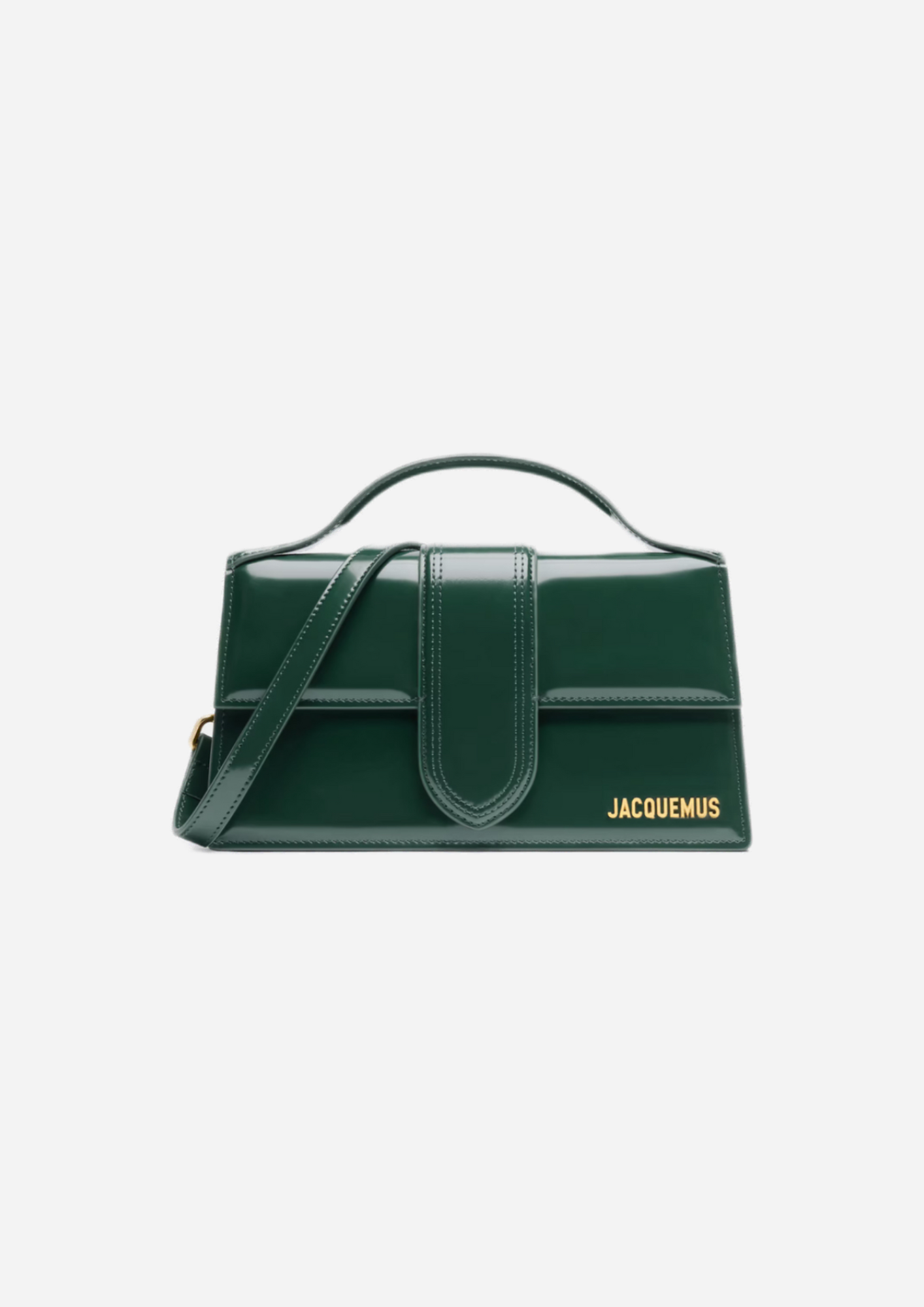 JACQUEMUS LE GRAND BAMBINO DARK GREEN