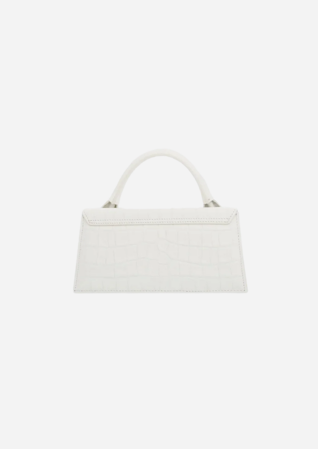 JACQUEMUS IL CHIQUITO LONG KROKODIL WEISS